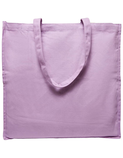 Oversized Canvas Bag in Soft Lilac, Größe 45 x 45 cm