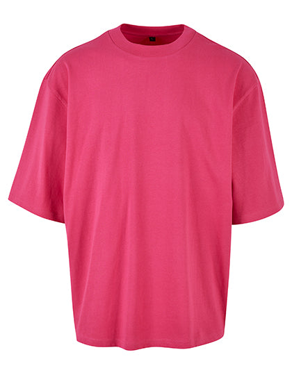Oversized Sleeve Tee in Hibiskus Pink, Größe 5XL