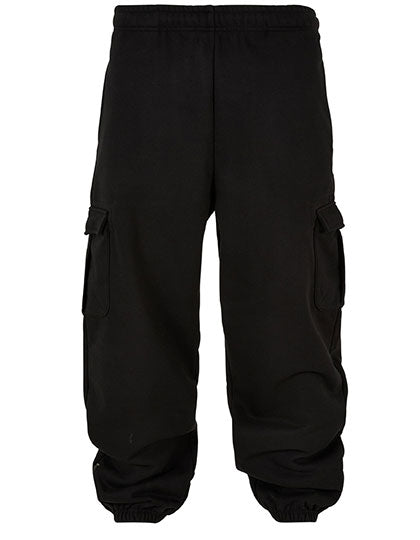 90's Cargo Sweatpants in Black, Größe 5XL