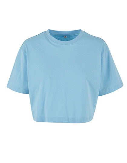 Ladies Short Oversized Tee in Baltic Blue, Größe 5XL