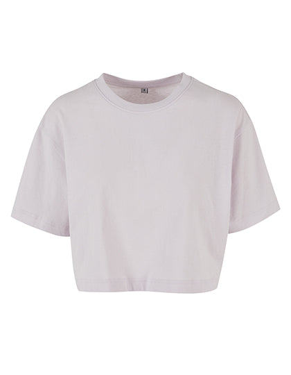 Ladies Short Oversized Tee in Soft Lilac, Größe 5XL