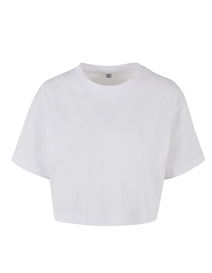 Ladies Short Oversized Tee in White, Größe 5XL