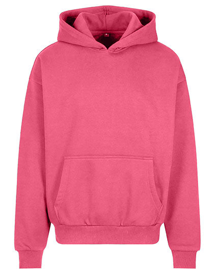 Ultra Heavy Oversized Hoody in Hibiskus Pink, Größe 5XL