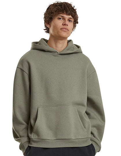 Fluffy Hoody in Pale Olive, Größe 5XL