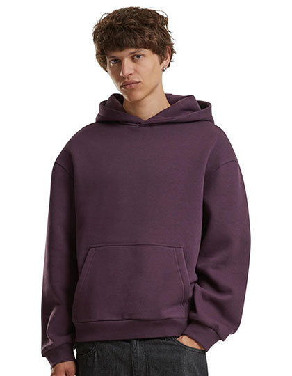 Fluffy Hoody in Plum Purple, Größe 5XL