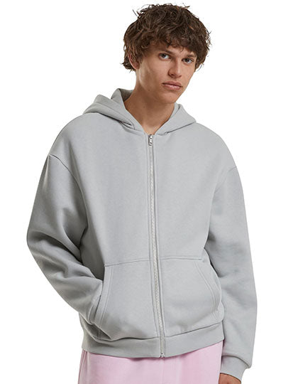 Fluffy Zip Hoody in Light Asphalt, Größe 5XL