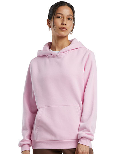 Ladies Fluffy Hoody in Soft Pink, Größe 5XL