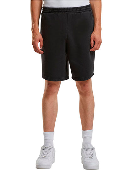 Vintage Heavy Sweatshorts in Black, Größe 5XL