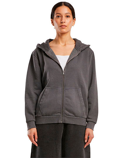 Ladies Vintage Heavy Zip Hoody in Magnet, Größe 5XL
