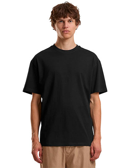 Cotton Loose Tee in Black, Größe 5XL