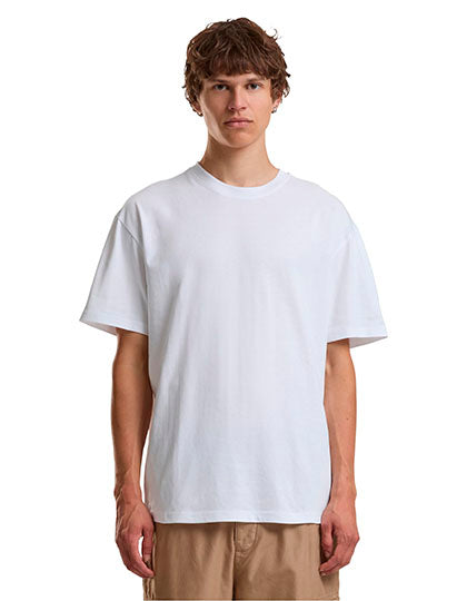 Cotton Loose Tee in White, Größe 5XL
