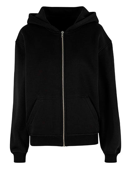 Ladies Loose Fit Zip Hoody