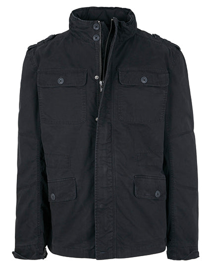 Britannia Jacket in Black, Größe 5XL