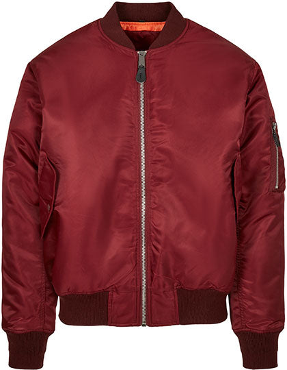 MA1 Jacket in Burgundy, Größe 5XL