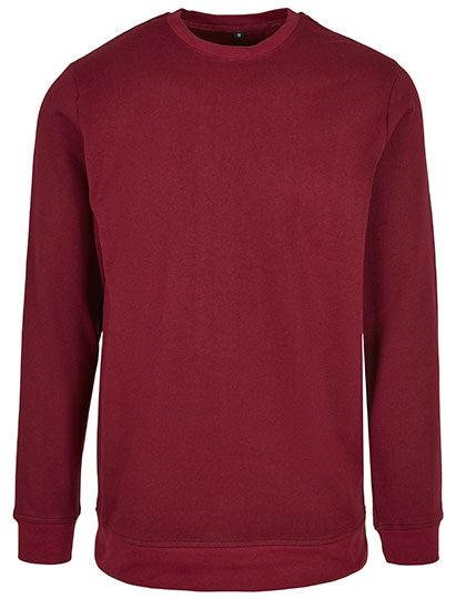 Basic Crewneck in Burgundy, Größe 5XL