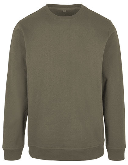 Basic Crewneck in Olive, Größe 5XL