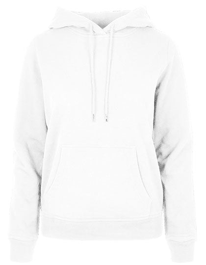 Ladies´ Basic Hoody in White, Größe 5XL
