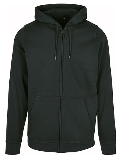 Basic Zip Hoody in Black, Größe 5XL