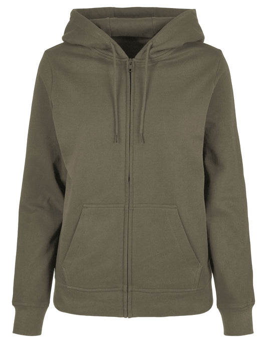 Ladies Basic Zip Hoody