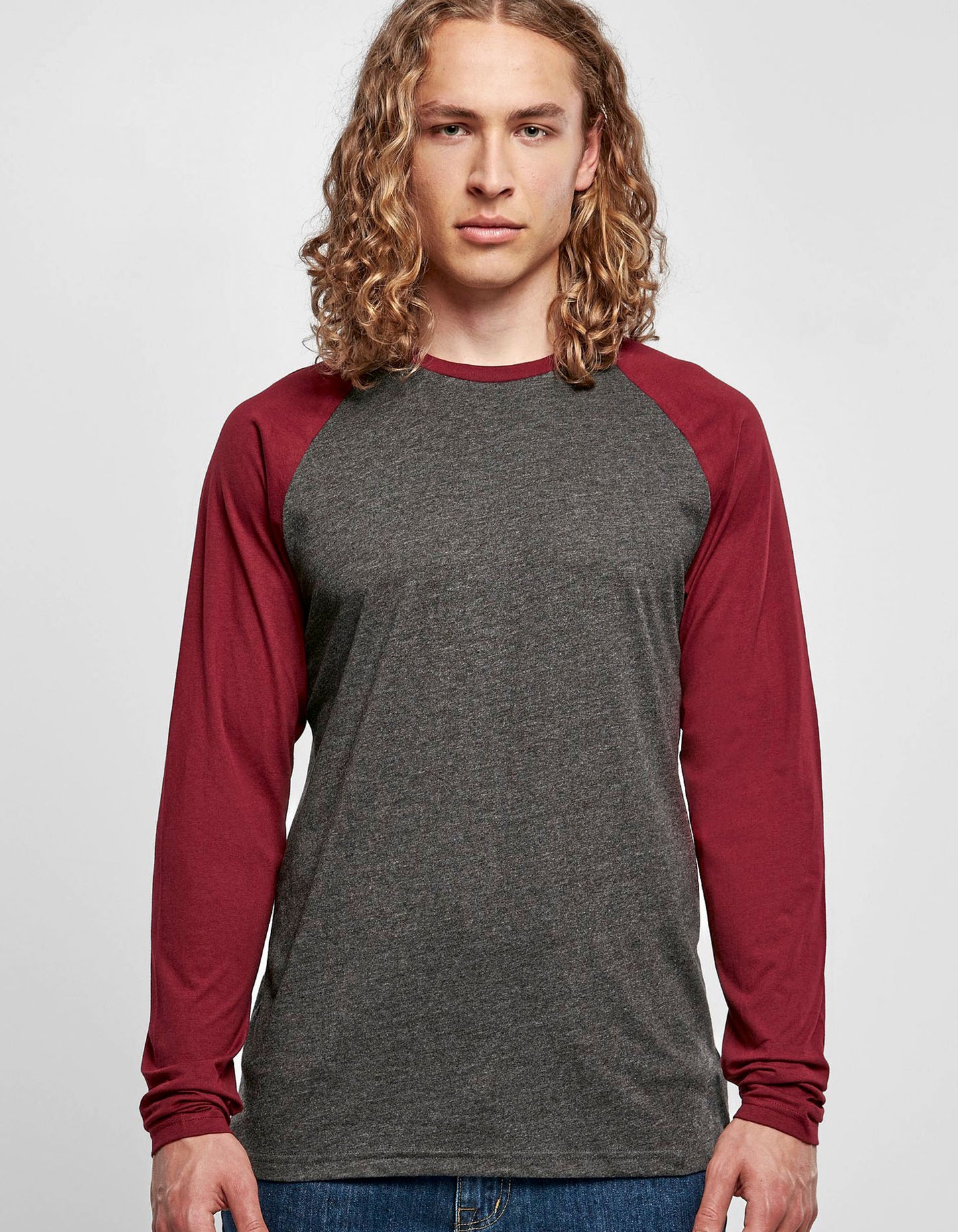 Men´s Contrast Raglan Longsleeve T-Shirt