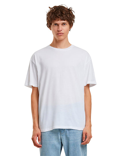Light Basic Loose Tee in White, Größe 5XL