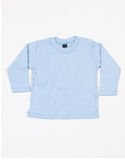 Baby Long Sleeve T in Dusty Blue, Größe 18-24 months