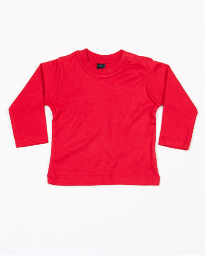 Baby Long Sleeve T in Red, Größe 18-24 months