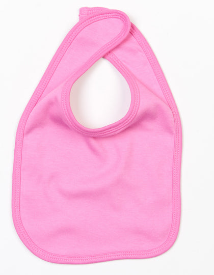 Baby Bib in Bubble Gum Pink, Größe One Size