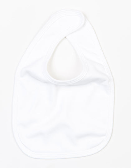 Baby Bib in White, Größe One Size