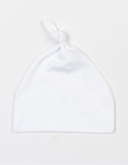 Baby One Knot Hat in White, Größe One Size