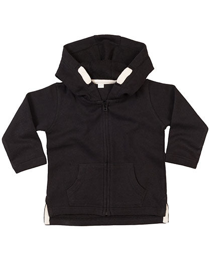 Baby Zipped Hoodie in Black, Größe 4-5 years