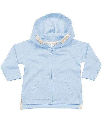Baby Zipped Hoodie in Dusty Blue, Größe 4-5 years