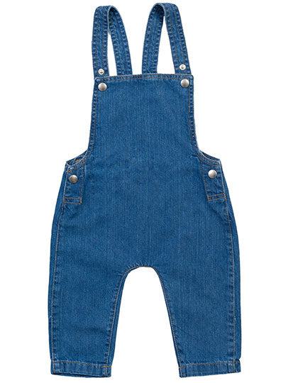 Baby Rocks Denim Dungarees in Denim Blue, Größe 2-3 years