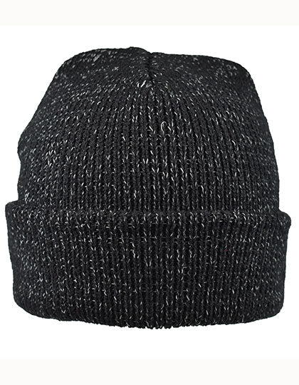 Reflektierende Mütze in Black, Größe One Size