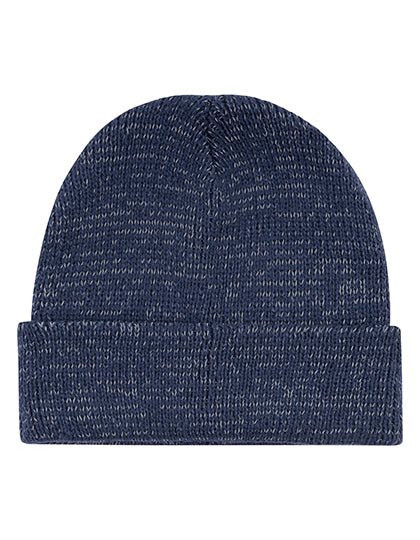 Reflektierende Mütze in Navy, Größe One Size