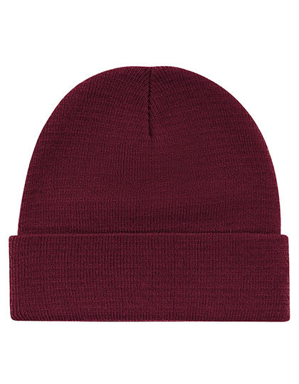 rPET Beanie in Bordeaux, Größe One Size