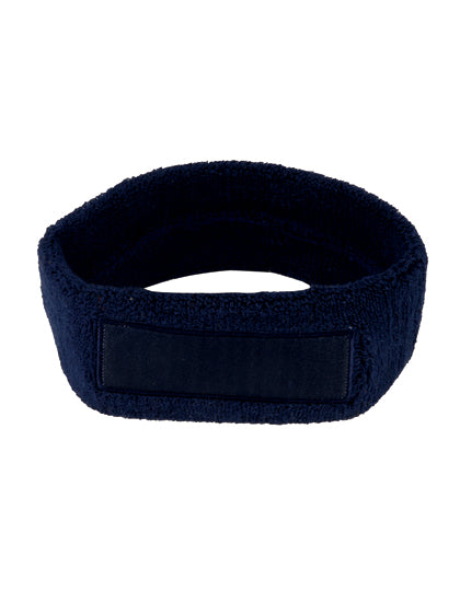 Kopfschweißband mit Label in Navy, Größe One Size