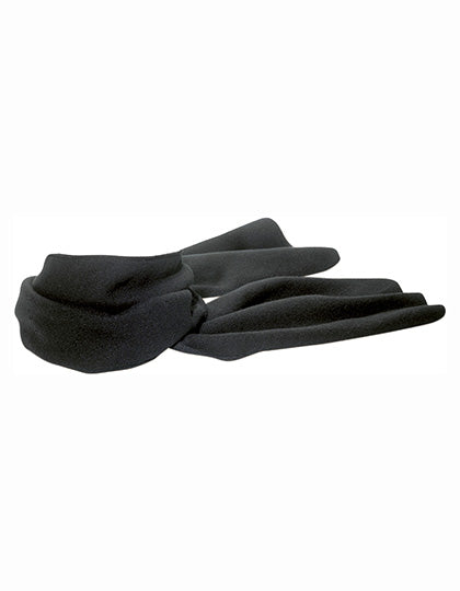 Fleece Schal Scarp in Black, Größe 150 x 25 cm