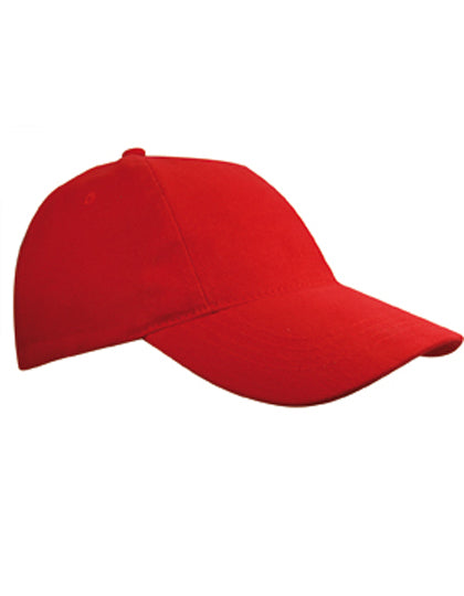 Kids´ Brushed Cap in Red, Größe One Size