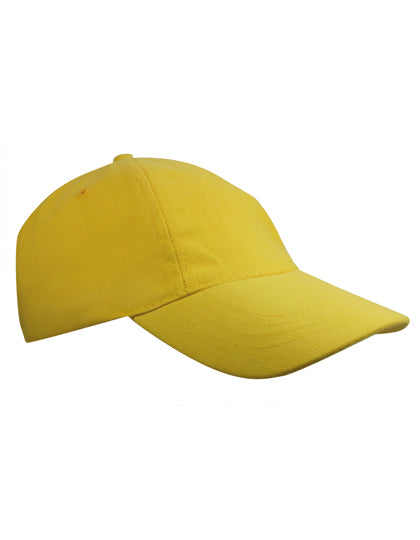 Kids´ Brushed Cap in Yellow, Größe One Size