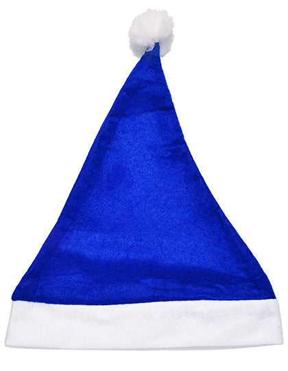 Christmas Hat / Nikolaus Mütze in Royal Blue, Größe 30 x 38 cm