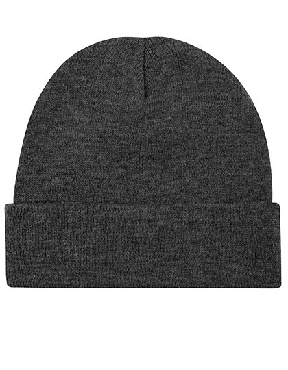 Strickmütze in Grey Melange, Größe One Size