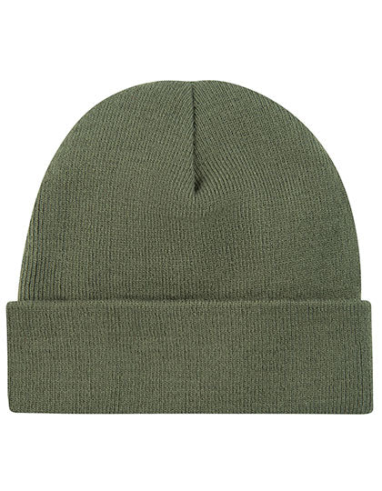 Strickmütze in Olive Green, Größe One Size