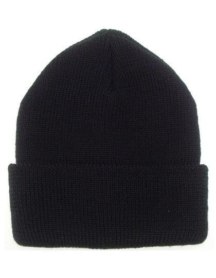 Strickmütze in Black, Größe One Size