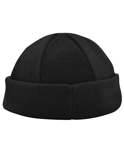 Fleece Winter Hat in Black, Größe One Size