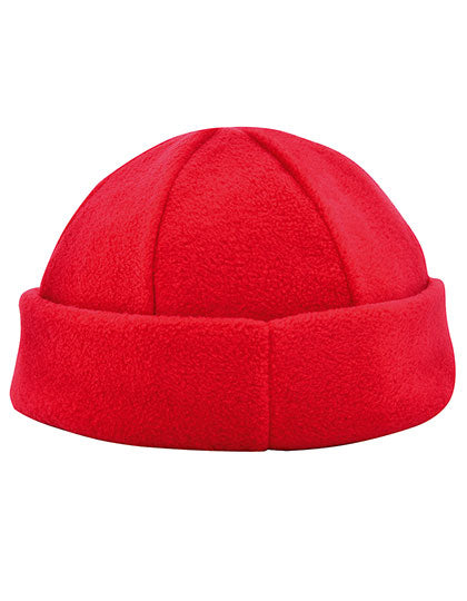 Fleece Winter Hat in Red, Größe One Size