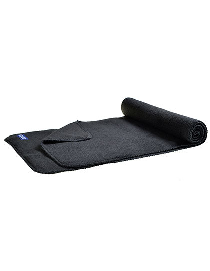 Fleece Schal in Black, Größe 150 x 30 cm