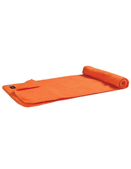 Fleece Schal in Orange, Größe 150 x 30 cm