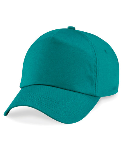 Junior Original 5 Panel Cap in Emerald, Größe One Size