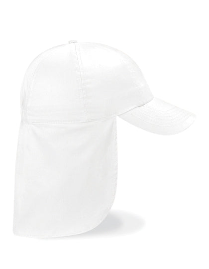 Junior Legionnaire Style Cap in White, Größe One Size